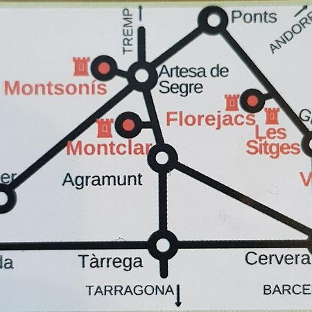 Cal Roger Monsonis Lägenhet Montsonis Exteriör bild